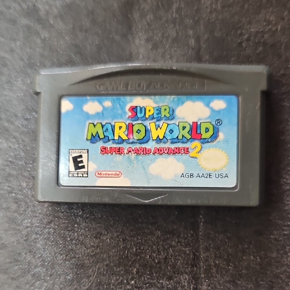 Nintendo Super Mario Advance 2 Game Cartridge - Gray